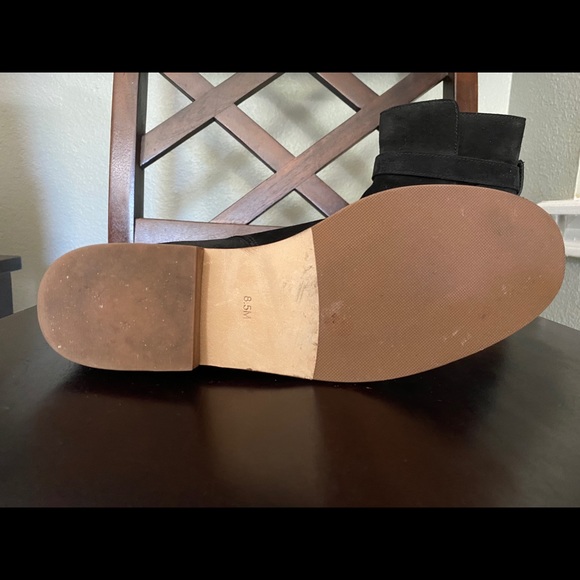 Tory Burch Brooke Ankle Bootie Black Suede - Picture 6 of 7